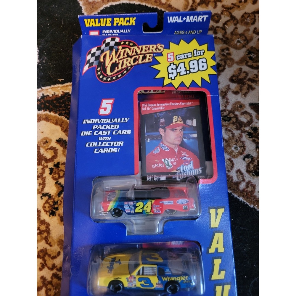 Winner's Circle NASCAR 5-Pack – Jeff Gordon + Dale Earnhardt Cars!